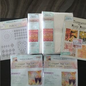 Fabric Elements Mixed Media Craft Kit